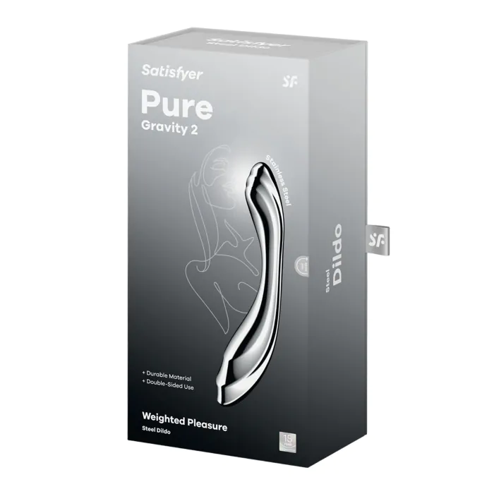 Металевий дилдо Satisfyer Pure Gravity 2 — фото 5