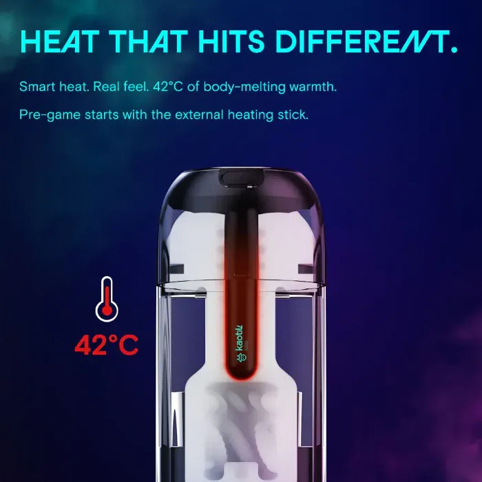 Смарт-мастурбатор Kaotik Labs The Shockwave, режим edging, імітація фрикцій — фото 14