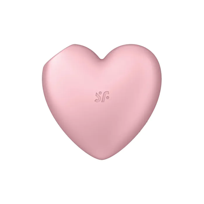 Вакуумний стимулятор з вібрацією Satisfyer Cutie Heart Light Red — фото 2