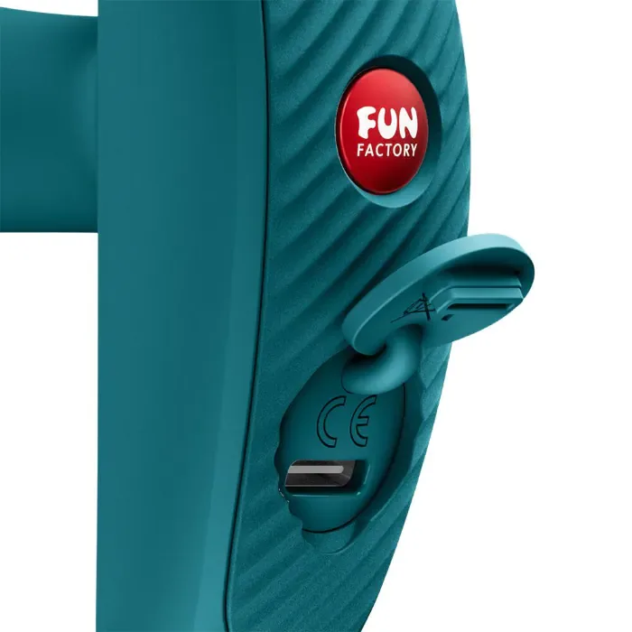 Анальна пробка Fun Factory Bootie Vibe Bottle Green — фото 7