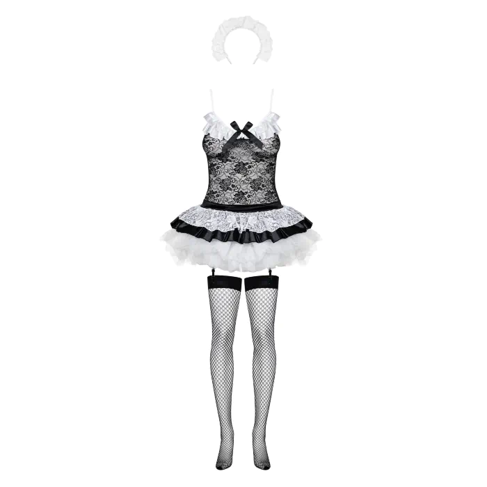 Костюм покоївки Obsessive Black Set — фото 7