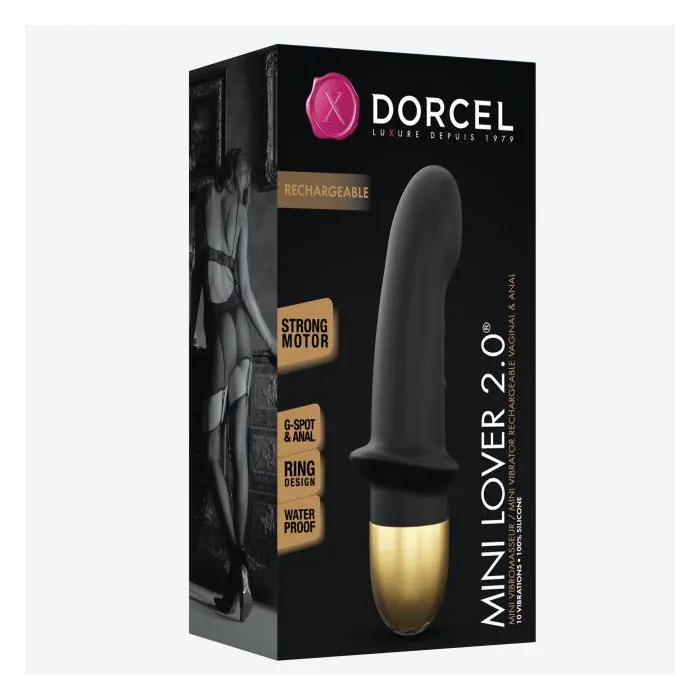 Вібратор Dorcel Mini Lover Black 2.0 — фото 4