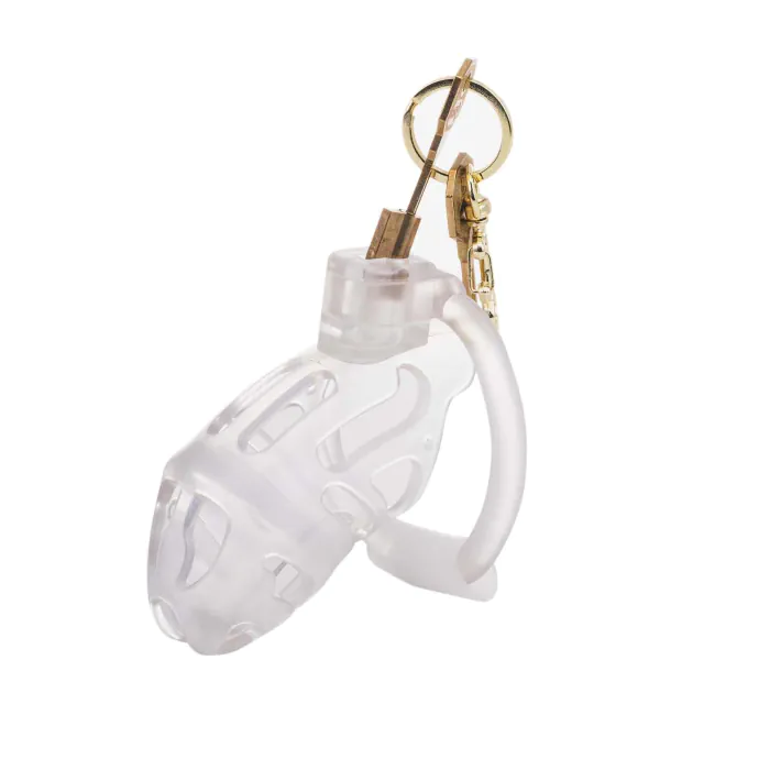 Клітка для пеніса Lockink Sevanda Plastic Chastity Cage Transparent — фото 5