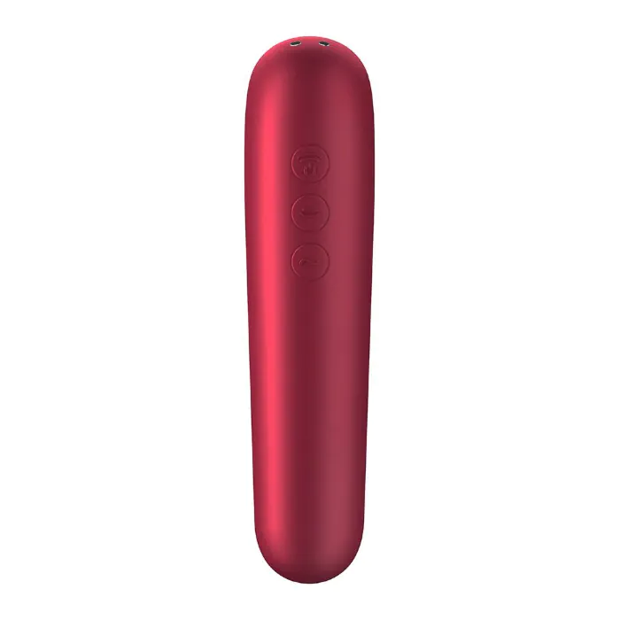 Смарт вібратор та вакуумний стимулятор 2-в-1 Satisfyer Dual Love Red — фото 2