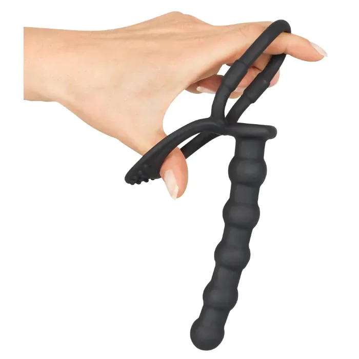 Кільце Black Velvets Cock & ball ring — фото 6