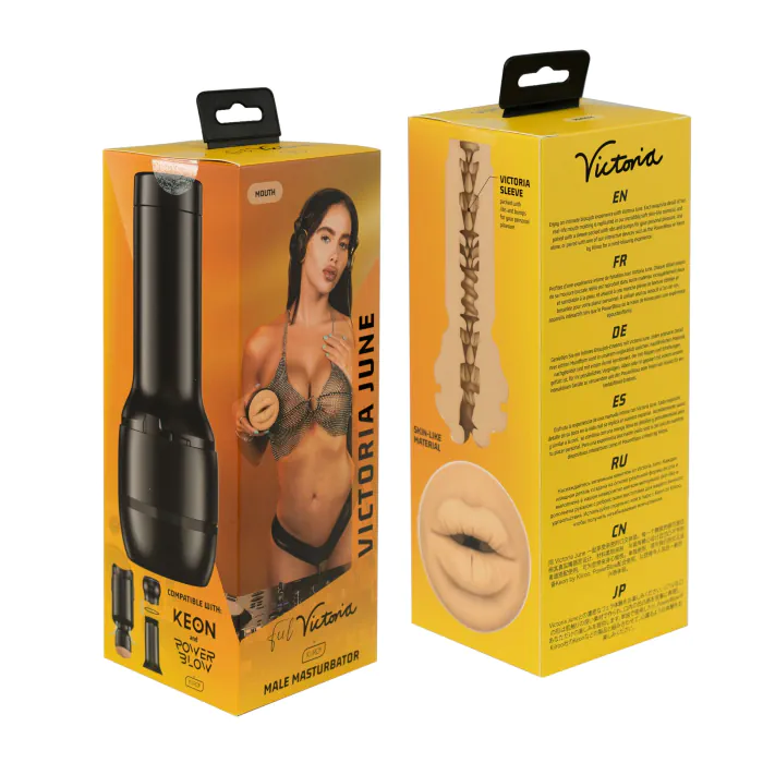 Мастурбатор Kiiroo Feel Victoria June Mouth Stroker PBC — фото 7