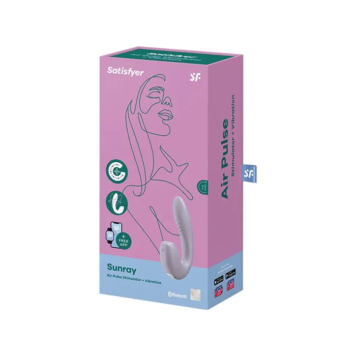 Вібратор Satisfyer Sunray Connect App lilac saisonal — фото 5