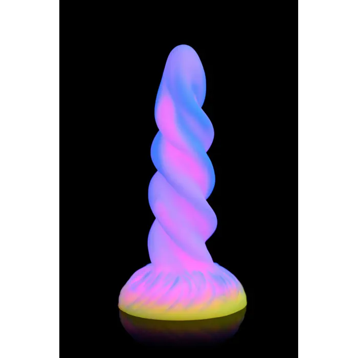 Фалоімітатор Creature Cocks Glow-in-the-Dark Unicorn Dildo — фото 5