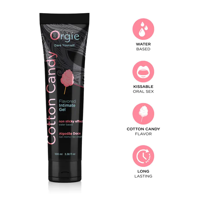 Лубрикант на водній основі Orgie Lube Tube Cotton Candy 100 мл — фото 3