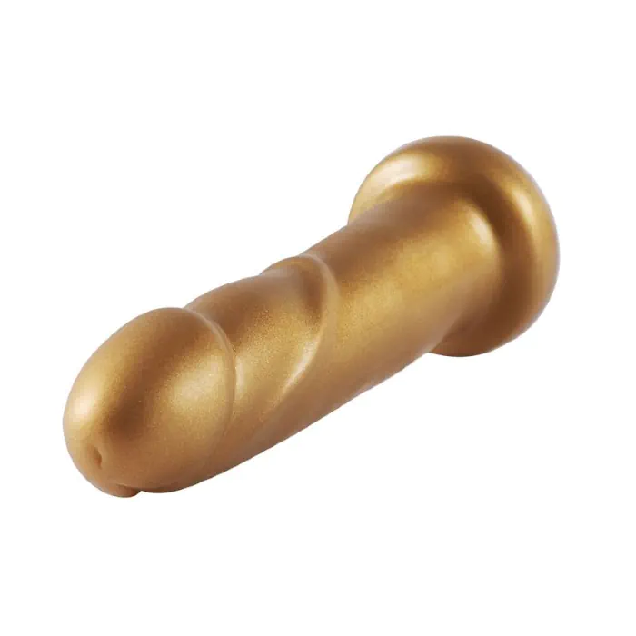 Фалоімітатор Hismith 6.8″ Golden Silicone Dildo — фото 5