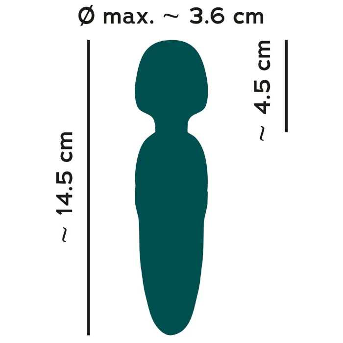Вібратор You2Toys Petite Wand green — фото 10