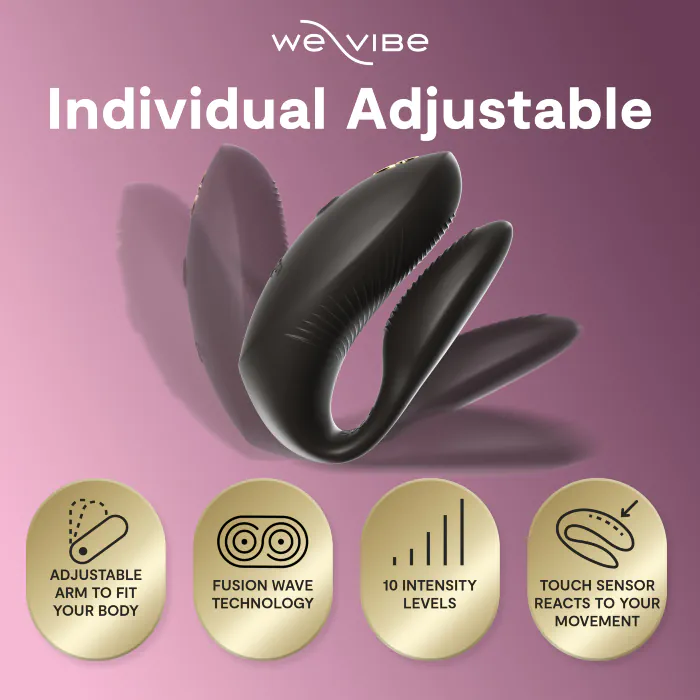 Парний смартвібратор We-Vibe Chorus Pro Satin Black — фото 34
