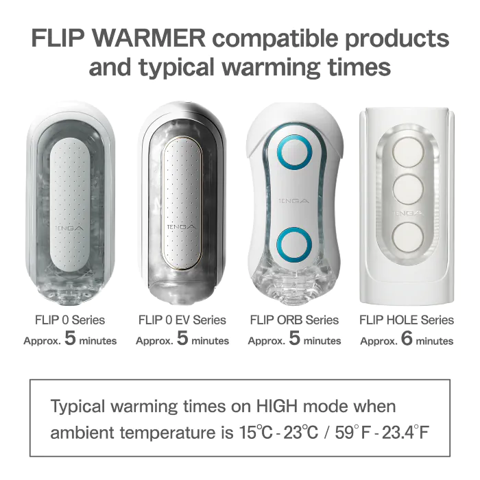 Мастурбатор з нагрівачем Tenga Flip Zero Red + Flip Warming Set — фото 29