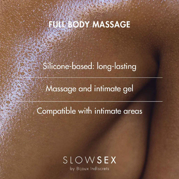 Силіконовий гель для масажу Bijoux Indiscrets Slow Sex Full body massage — фото 4