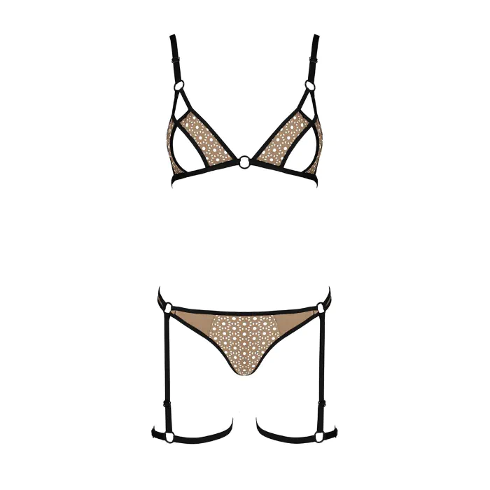 Комплект Passion Gabi Set beige S/M