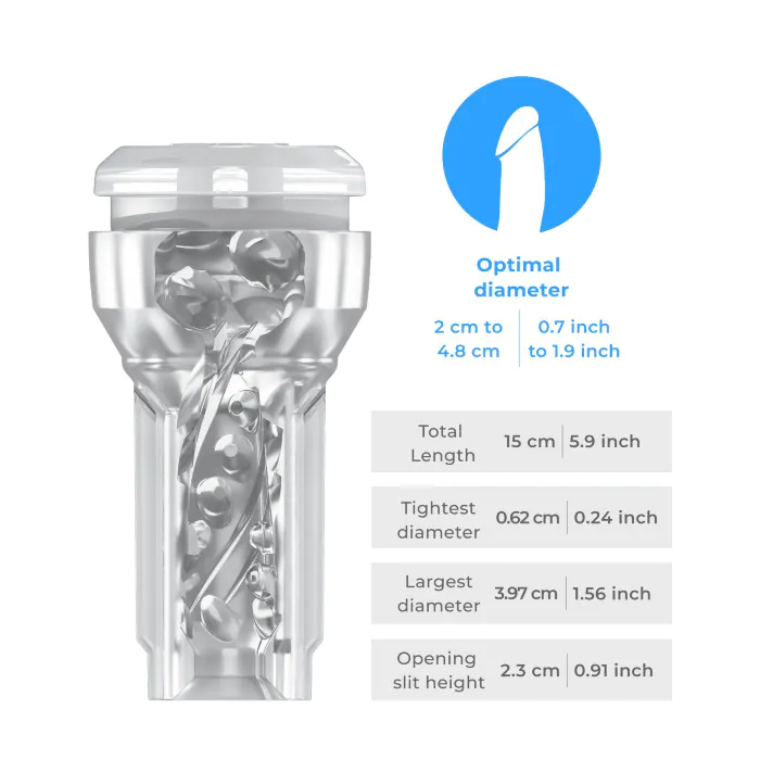 Мастурбатор Kiiroo Feel Pocket Crystal — фото 5