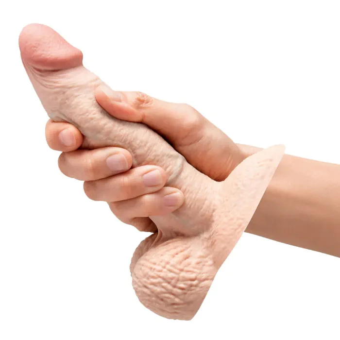 Фалоімітатор b-Vibe Slipskin 6" Girthy — фото 5