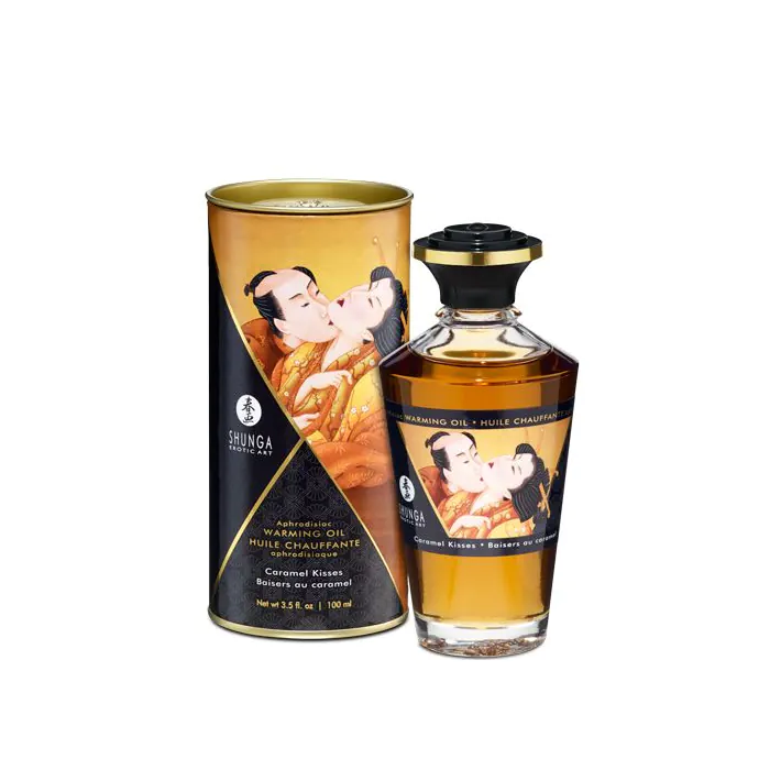 Розігріваюча олія Shunga APHRODISIAC WARMING OIL карамель