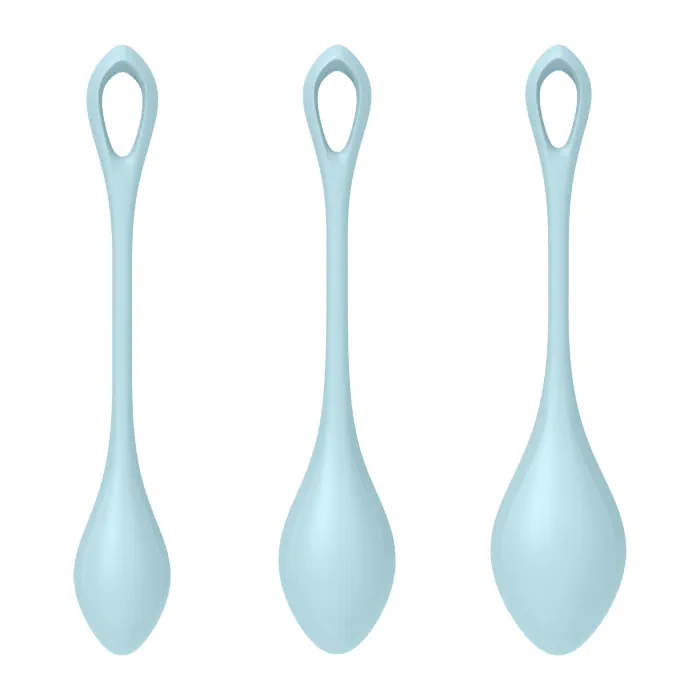 Вагінальні кульки Satisfyer Yoni Power 2 Light Blue — фото 3