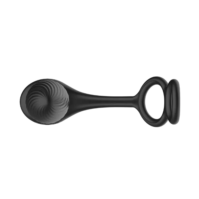 Анальна вібропробка Nexus Tornado Cock and Ball Ring — фото 7