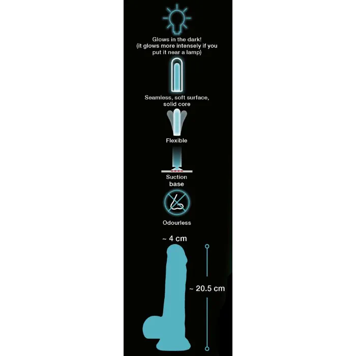 Фалоімітатор You2Toys Glow in the Dark — фото 8
