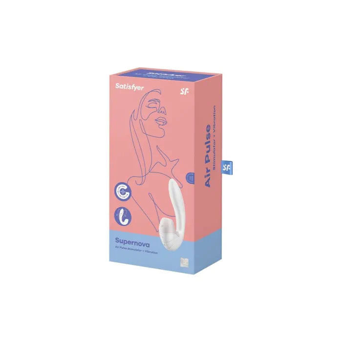 Вакуумний вібратор Satisfyer Supernova white — фото 3