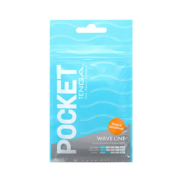 Мастурбатор Pocket Tenga Wave Line