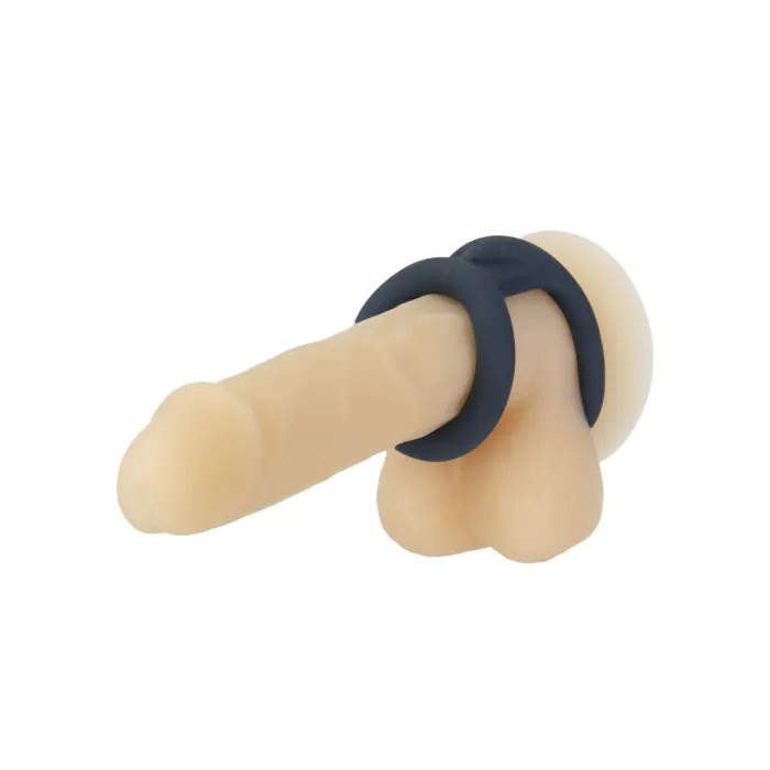 Подвійне ерекційне кільце LUX Active Tug Versatile Silicone Cock Ring — фото 6