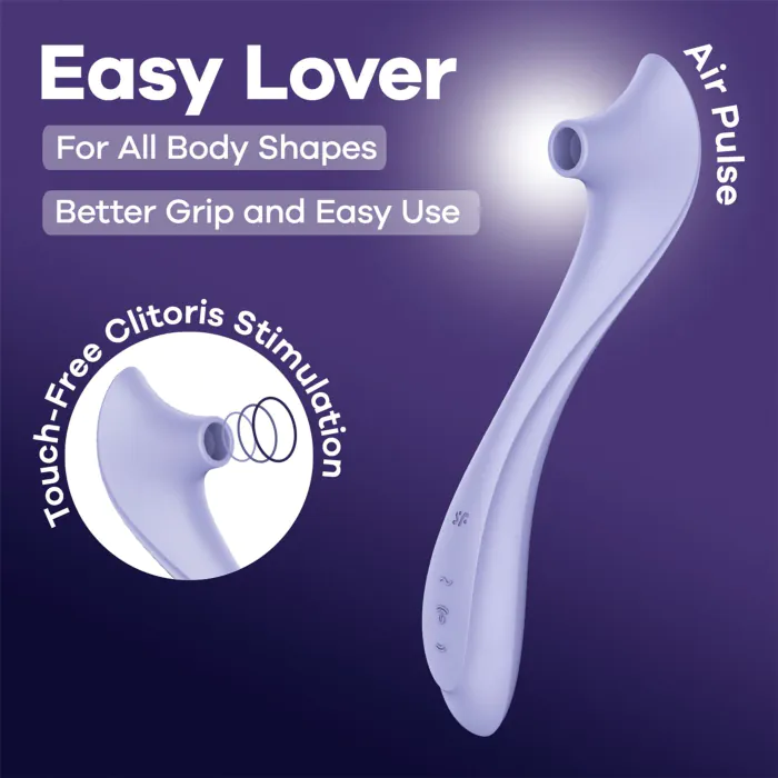 Вакуумний кліторальний стимулятор Satisfyer Easy Lover Violet — фото 7