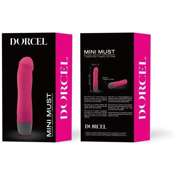 Вібратор Dorcel Mini Must Magenta для клітора та точки G — фото 4