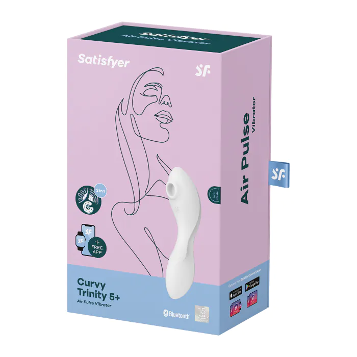 Вакуумний смартвібратор Satisfyer Curvy Trinity 5 + White — фото 8