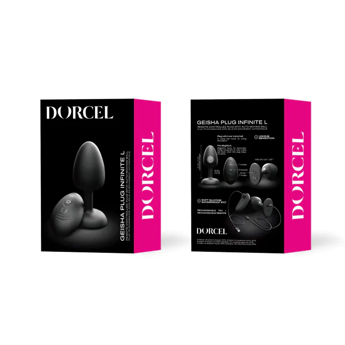 Анальна вібропробка Dorcel Geisha Plag Infinite L — фото 6