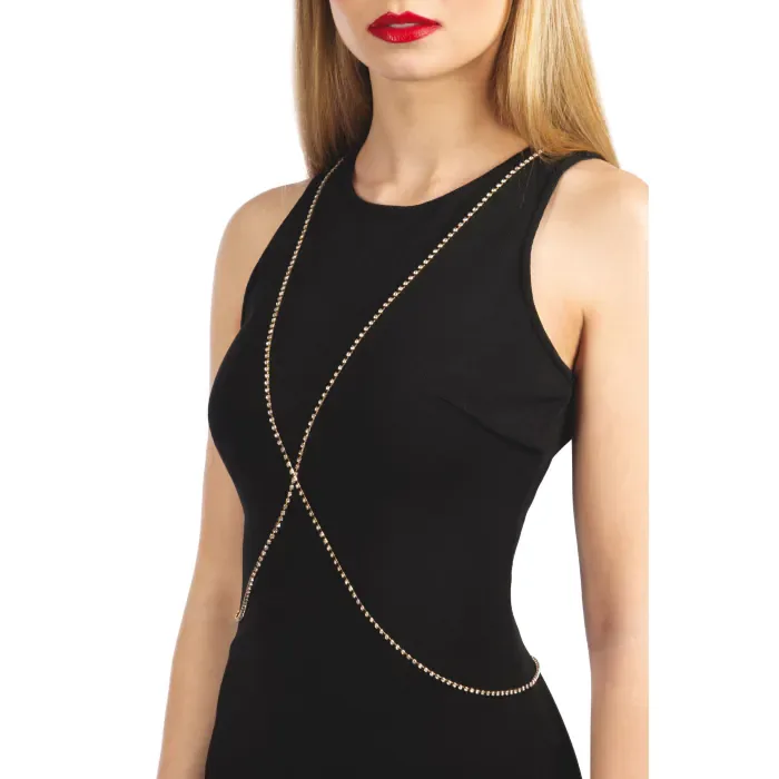 Золотистий ланцюжок для бюсту Bijoux Pour Toi Elena Gold