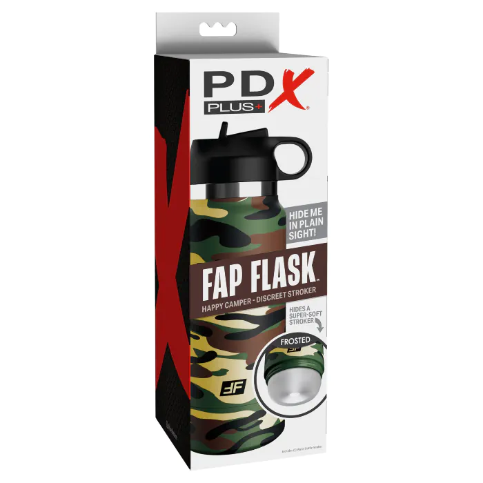 Мастурбатор PDX FapFlask Happy Camper Fros — фото 8