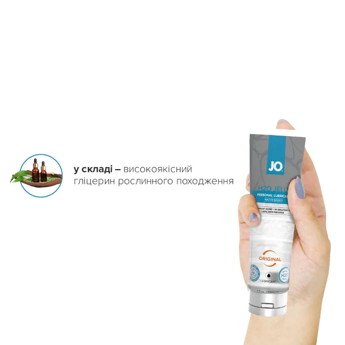 Лубрикант JO H2O Jelly Original 120 мл — фото 4