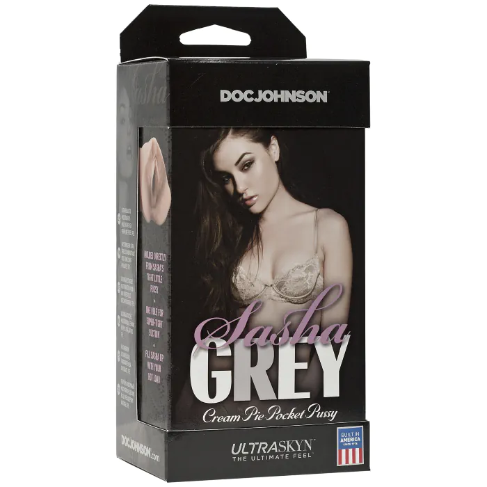Мастурбатор вагіна Doc Johnson Sasha Grey Cream Pie Pocket — фото 2
