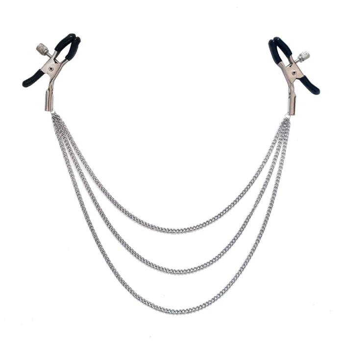 Затискачі для сосків Art of Sex Nipple Jewerlry Three Chains