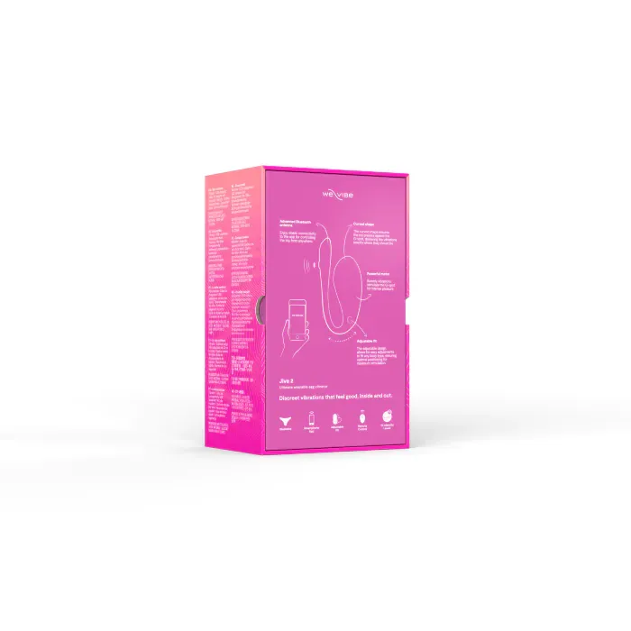 Смарт віброяйце We-Vibe Jive 2 Pink — фото 31