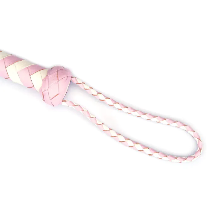 Флогер Liebe Seele White & Pink Leather Whip — фото 5