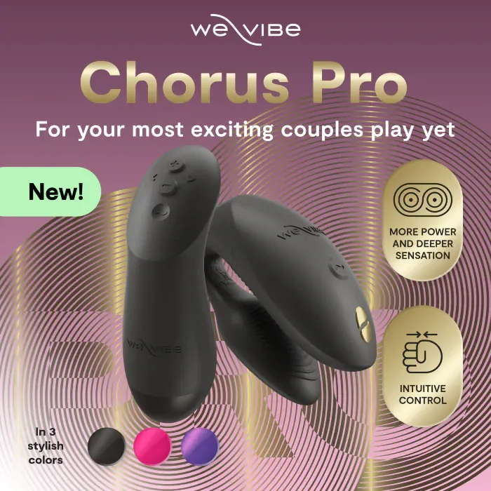 Парний смартвібратор We-Vibe Chorus Pro Satin Black — фото 29