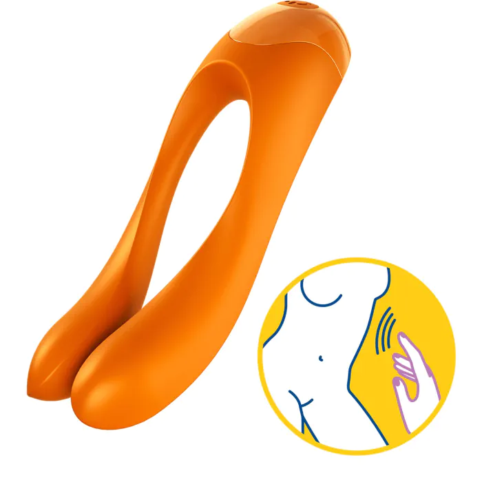 Вібратор Satisfyer Candy Cane Orange — фото 5