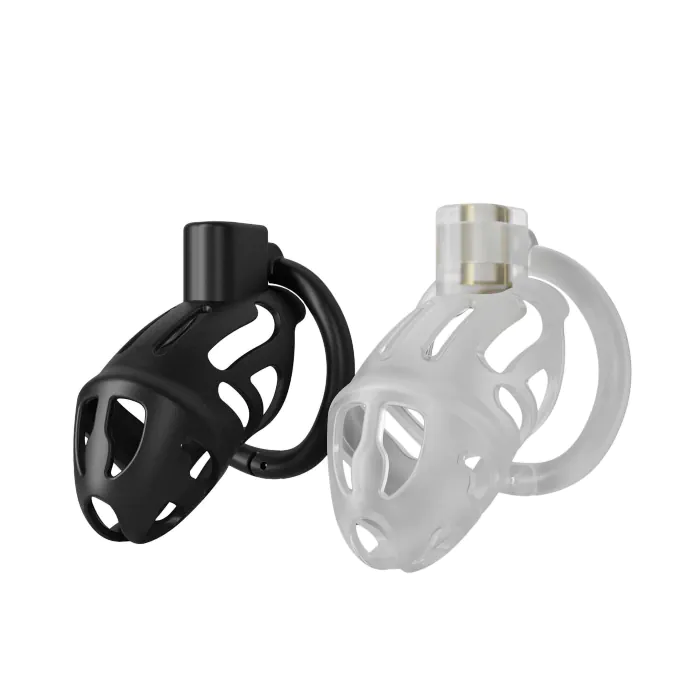 Клітка для пеніса Lockink Sevanda Plastic Chastity Cage Black — фото 12