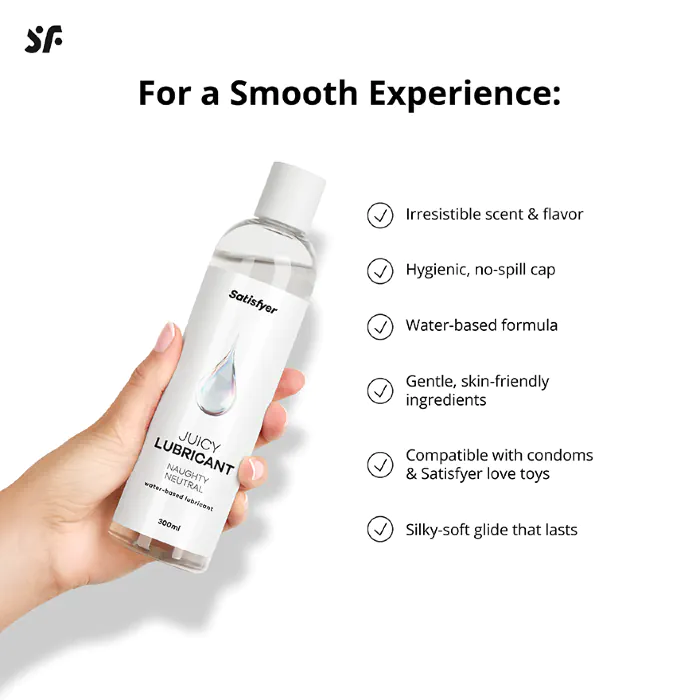 Лубрикант Satisfyer Juicy Lubricant Naughty Neutral 300 мл — фото 5