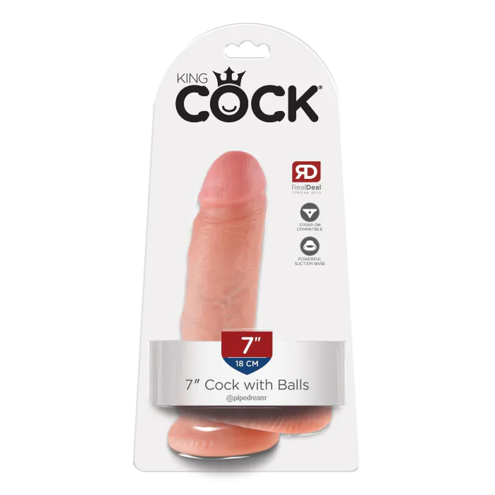 Фалоімітатор King Cock with Balls — фото 7