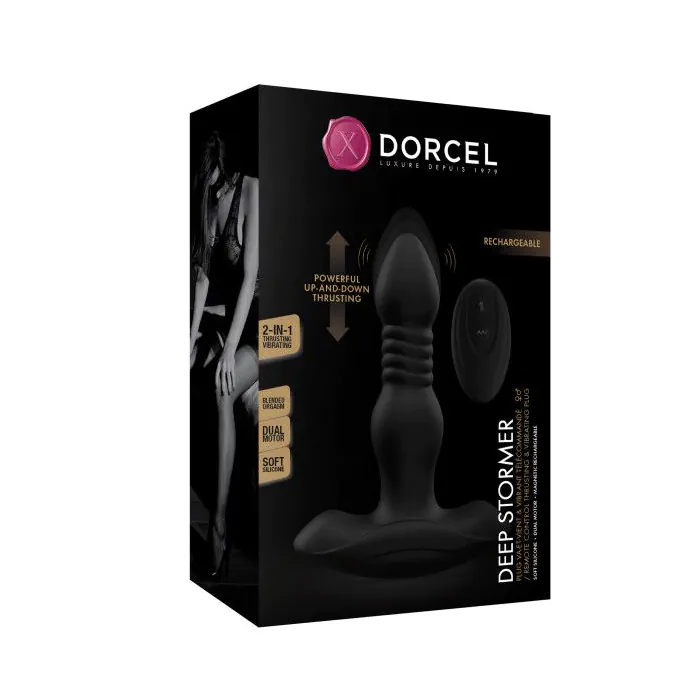 Анальна пробка з вібрацією та пульсацією Dorcel DEEP STORMER — фото 6