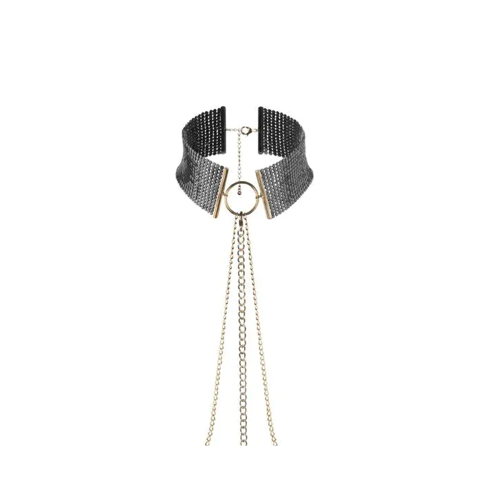 Чокер-комір Bijoux Indiscrets Desir Metallique Collar Black — фото 2