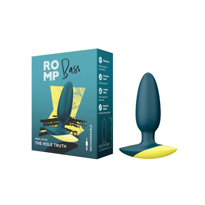 Анальна вібропробка Romp Bass Dark Green — фото 8