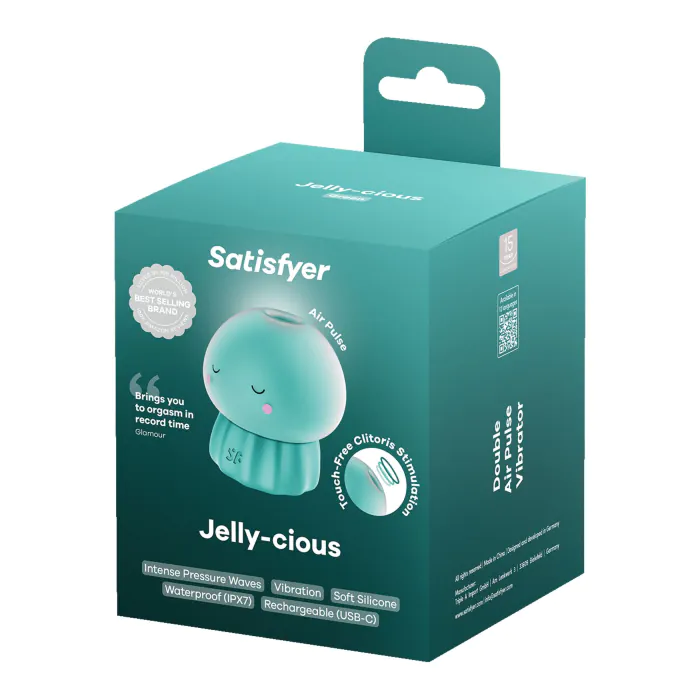Вакуумний кліторальний стимулятор Satisfyer Jelly-cious Green — фото 6