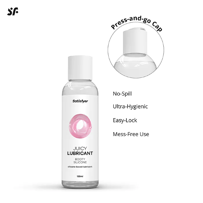 Анальна змазка силіконова Satisfyer Juicy Lubricant Booty Silicone 150 мл — фото 3