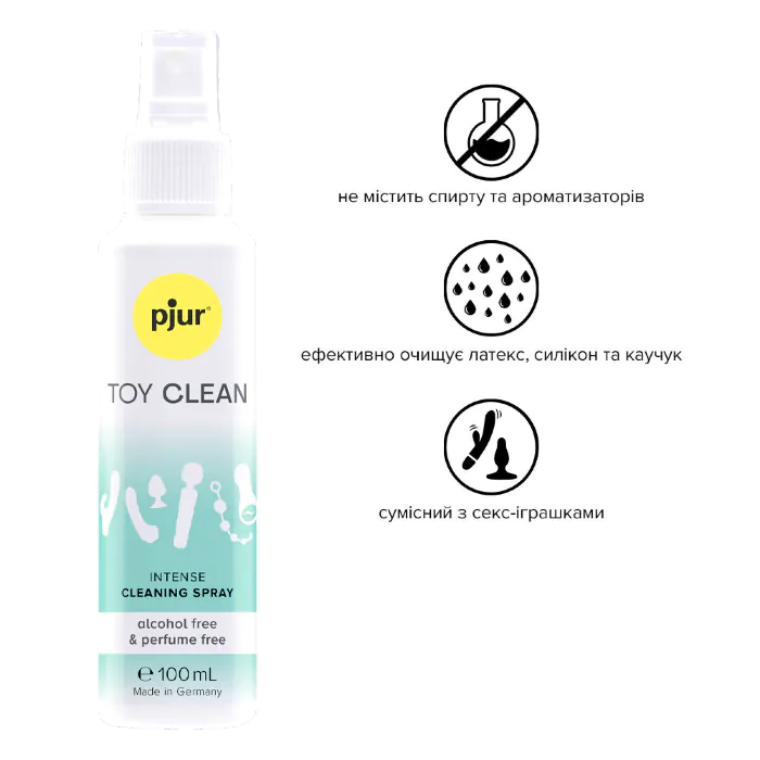 Антибактеріальний спрей для секс-іграшок pjur Toy Clean 100 мл — фото 2